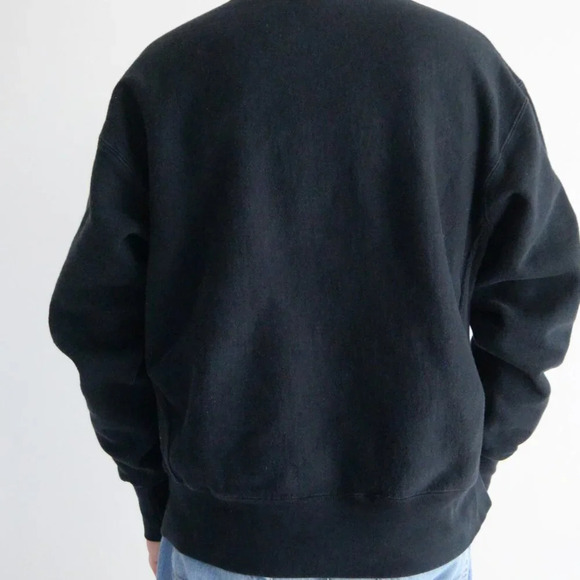 Vintage 90's Lee Crossgrain Navy MHS Alumni Crewneck Sweater XL - Picture 3 of 11